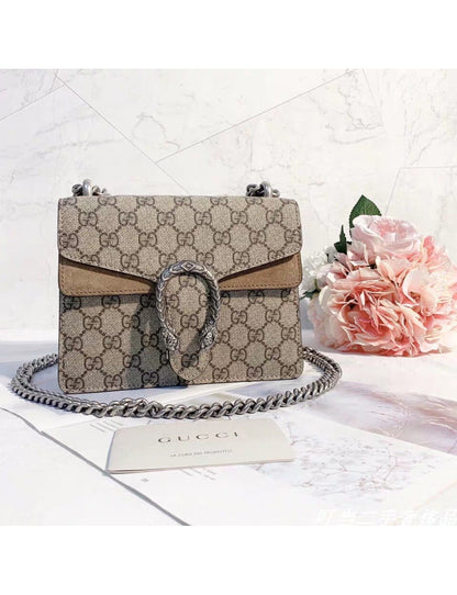 Gucci Dionysus Series GG Supreme Canvas Shoulder Bag