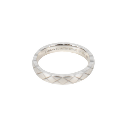 Chanel Diamond Quilted Ring - 6