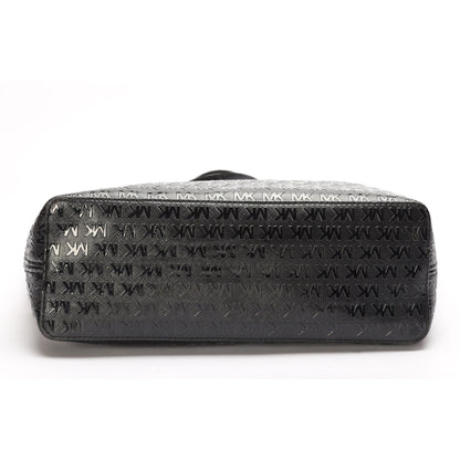 Michael Kors Jet Set Logo Black Tote
