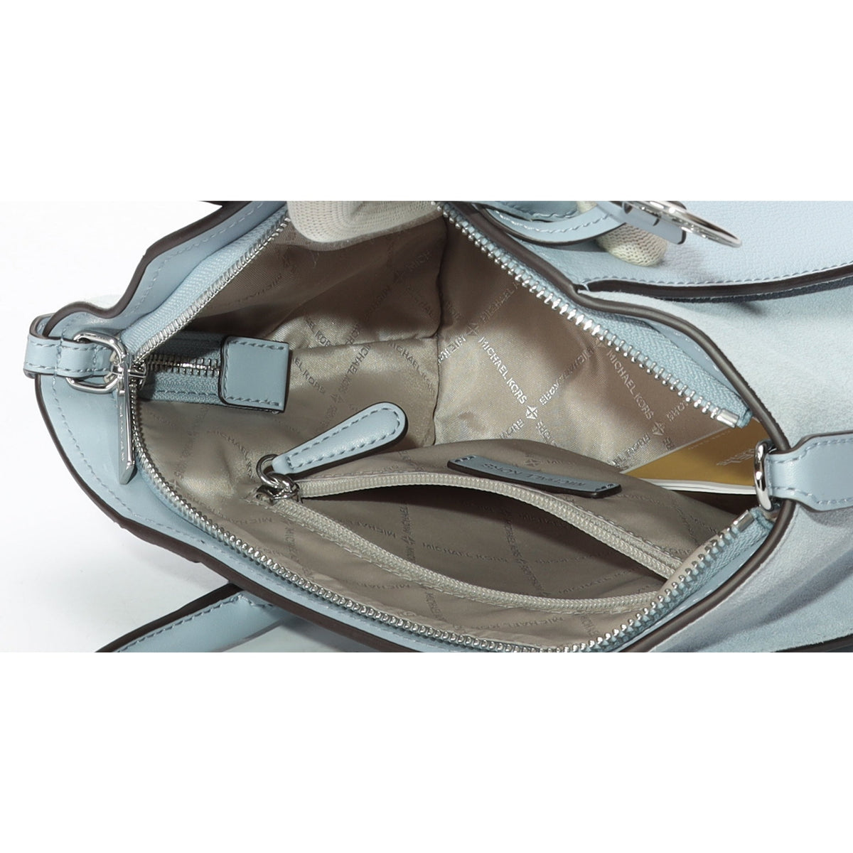 Michael Kors Blue Avril Convertible Satchel