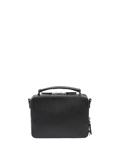 Prada Brique Saffiano Leather Bag Black