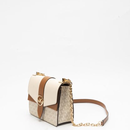 Michael Kors Greenwich Logo Saffiano Leather Crossbody Bag