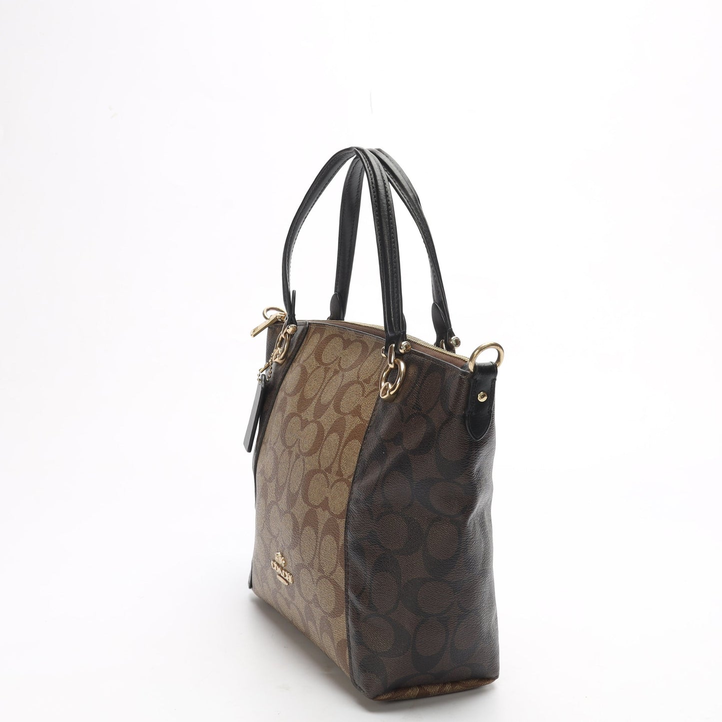 Coach Kacey Signature Canvas Convertible Satchel