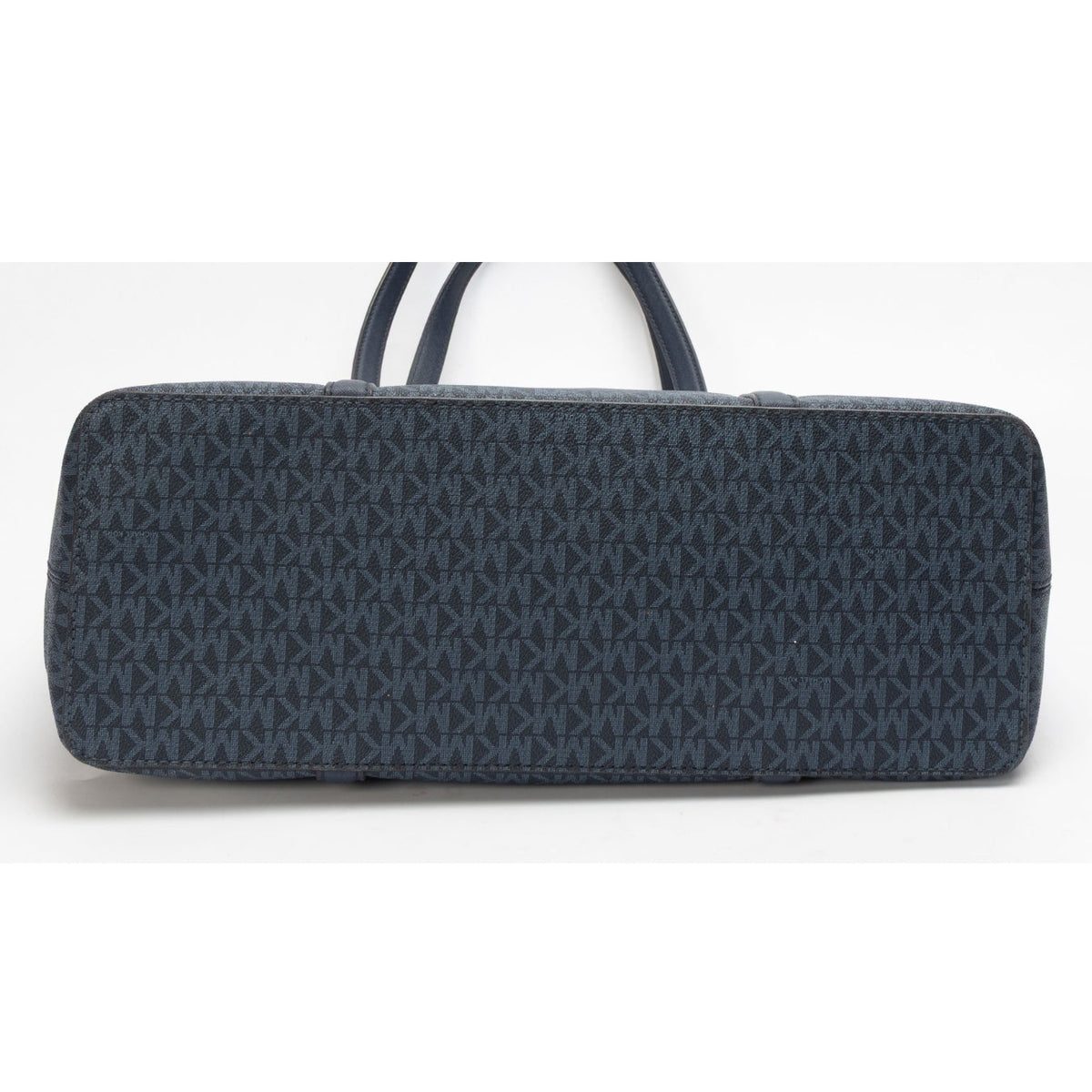 Michael Kors Navy Jet Set Travel Logo Tote