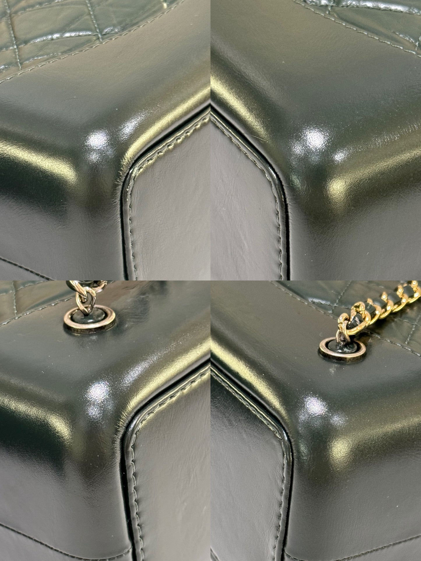 CHANEL GABRIELLE BACKPACK DARK GREEN PM