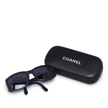 Chanel Cocomark Gold  Wellington un Glasses 02461 Black    CHANEL