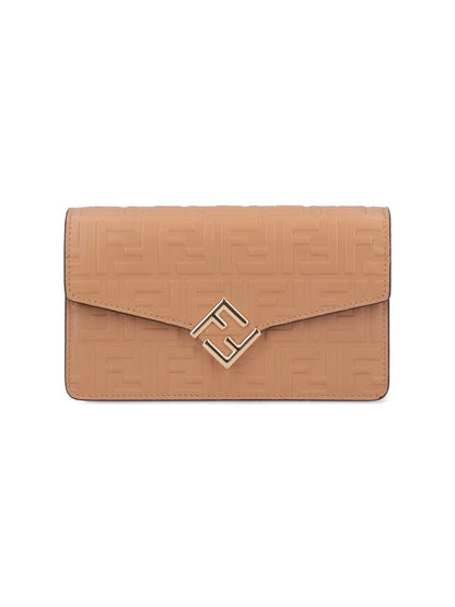 Fendi Women "Ff Diamonds" Crossbody Wallet