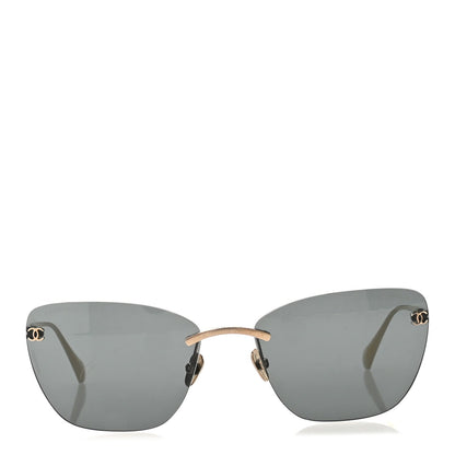 Titanium Cat Eye CC Sunglasses 4286-T Gris Clair