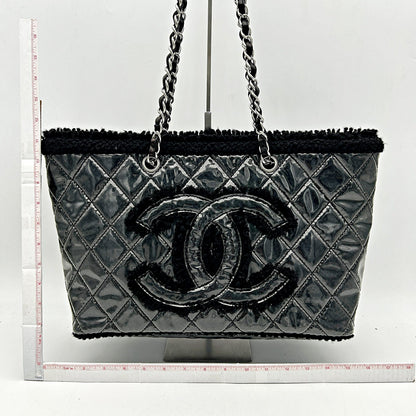Chanel PVC Tweed Tote Medium - Black Totes, Handbags ch9997hr