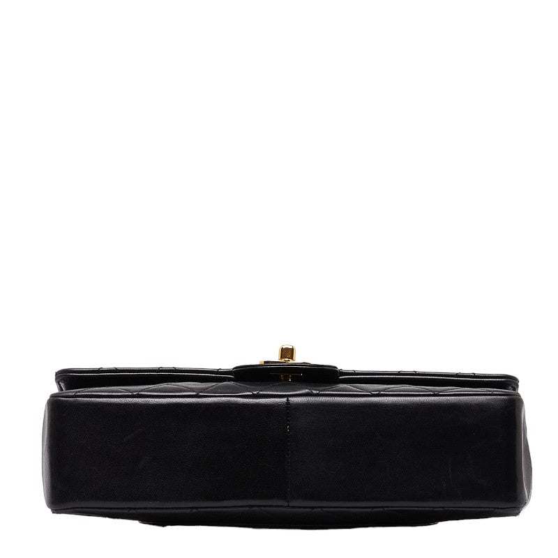 Chanel MATRASSES 25 COCOMARK CHAIN SHOLDER Bag BLACK Lambskinkin LADY Chanel