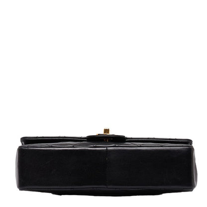 Chanel MATRASSES 25 COCOMARK CHAIN SHOLDER Bag BLACK Lambskinkin LADY Chanel