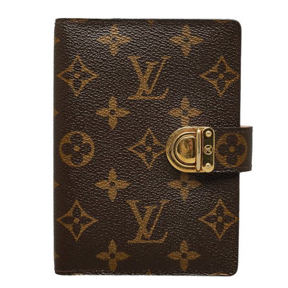 Louis Vuitton Monogram Agenda PM Koala Handbook Cover R21013 Brown PVC Leather  Louis Vuitton