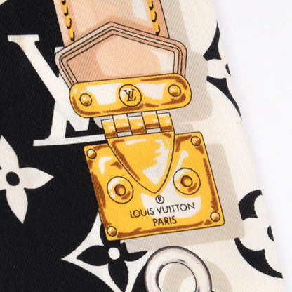 Louis Vuitton Black Silk Monogram Confidential Bandeau