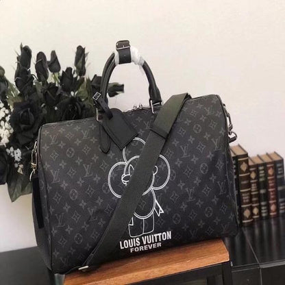 Louis Vuitton Speedy Bandouliere 40 Monogram Eclipse Canvas Vivienne