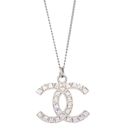 Chanel Silver Chain Necklace Pendant B12A