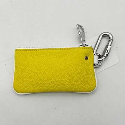Louis Vuitton Pochette Clés Yellow Leather Wallet lv8838cc