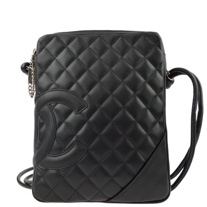 Chanel Black Calfskin Cambon Ligne Shoulder Bag