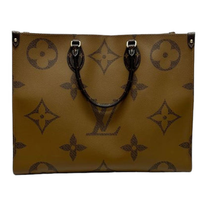 Louis-Vuitton On the go GM Reverse Monogram Large Brown GHW