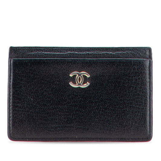 Chanel Coco Mark Leather Card Case