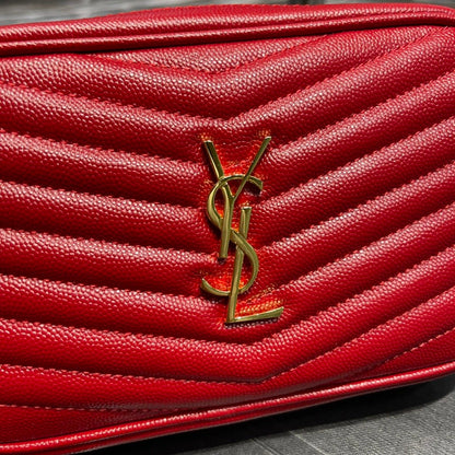 Yves Saint Laurent Lou Mini Bag Red