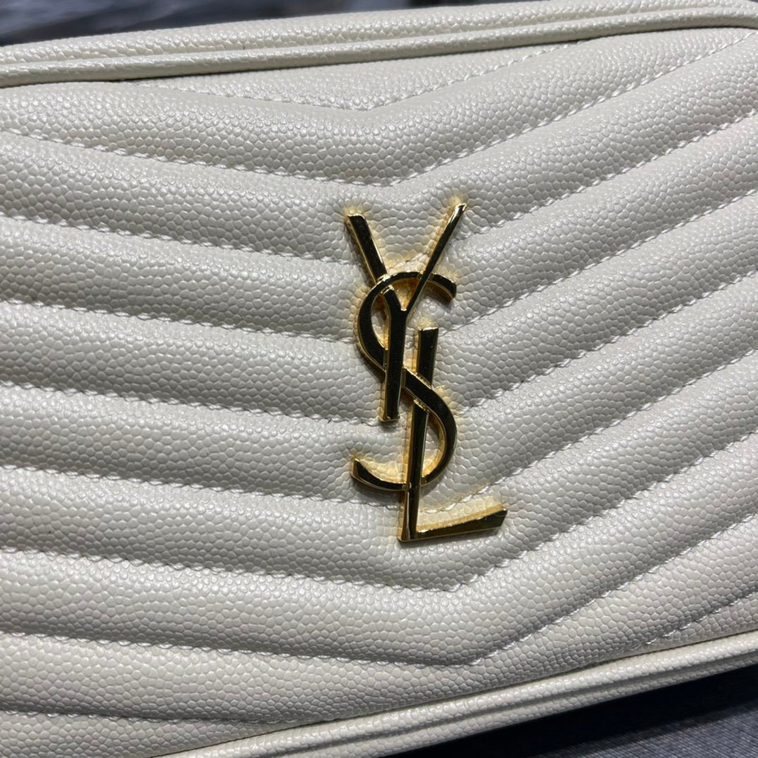 Yves Saint Laurent Lou Mini Bag White