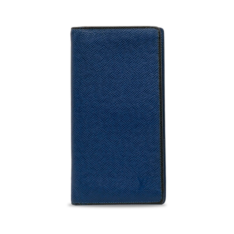 Louis Vuitton Tiger Portfolio Braza Long Wallet M30559 Cobalt Blue Black Leather Men Louis Vuitton