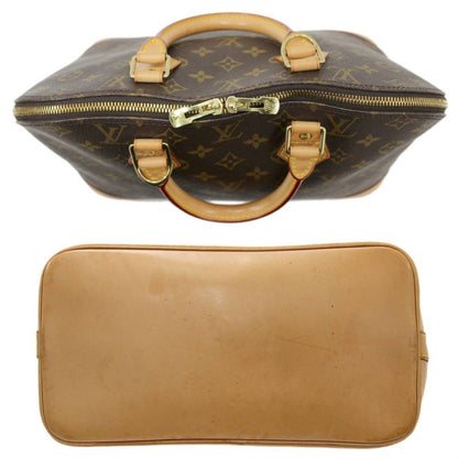 Louis Vuitton Brown Canvas Alma handbag bag
