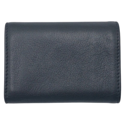 Chanel Coco Mark Leather Trifold Wallet