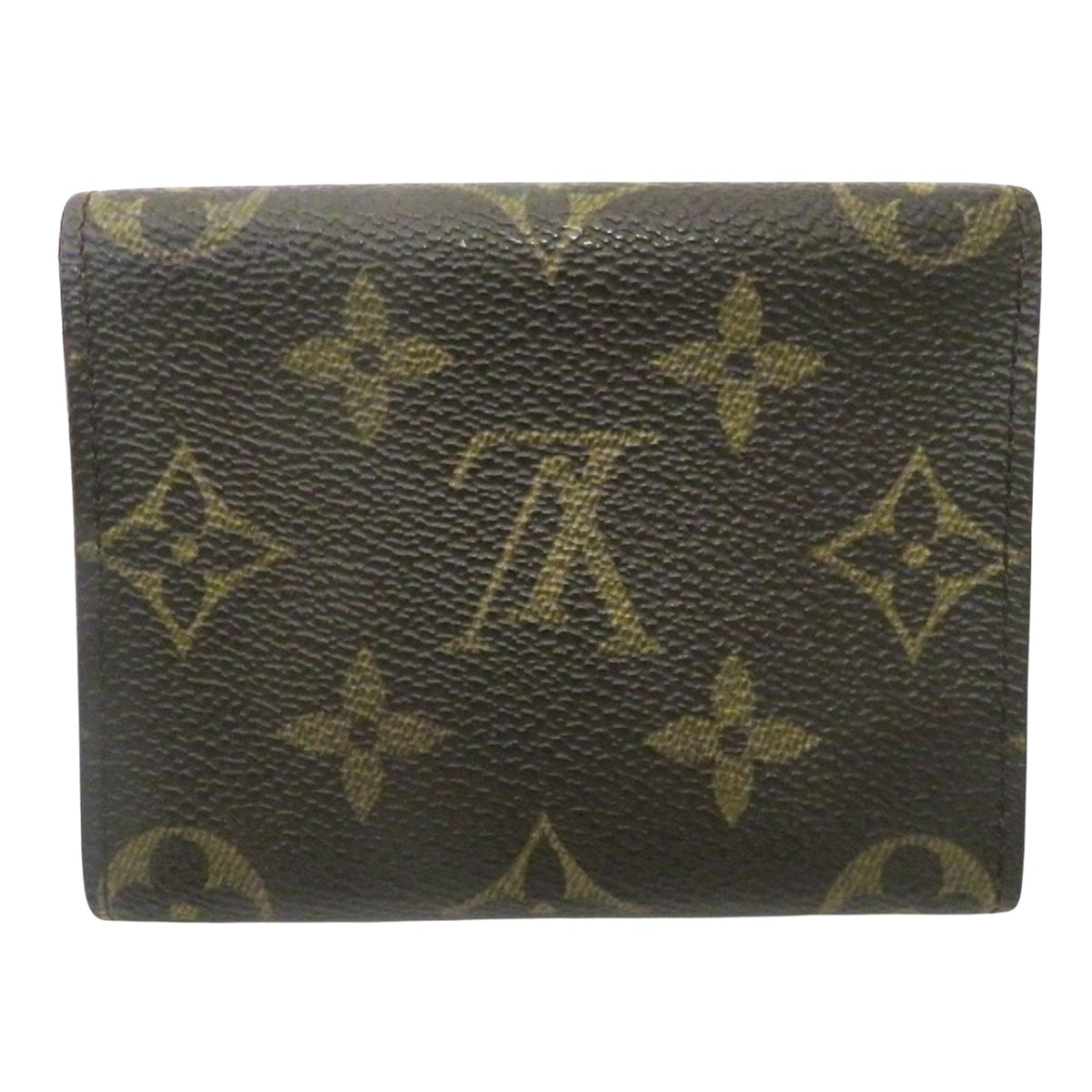 Louis Vuitton Brown Canvas Card case wallet accessories