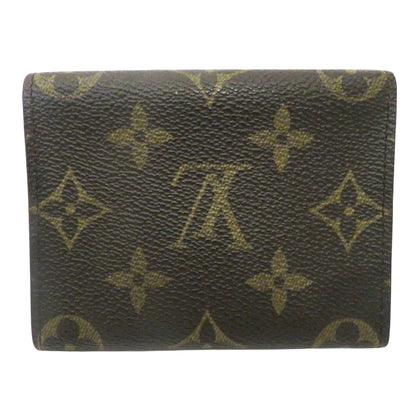Louis Vuitton Brown Canvas Card case wallet accessories