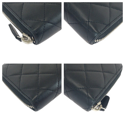 Chanel Coco Mark Matelasse Lambskin Long Wallet