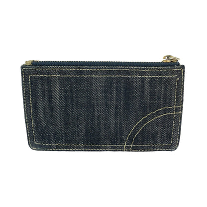 Chanel Coco Mark Sparkling Denim Coin Case