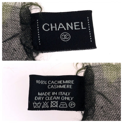 Chanel Coco Mark Cashmere Large Scarf