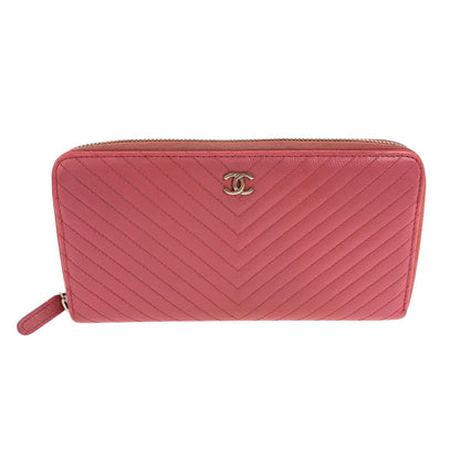 Chanel Coco Mark Caviar Long Wallet