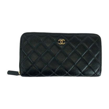 Chanel Matelasse Caviar Skin Long Wallet