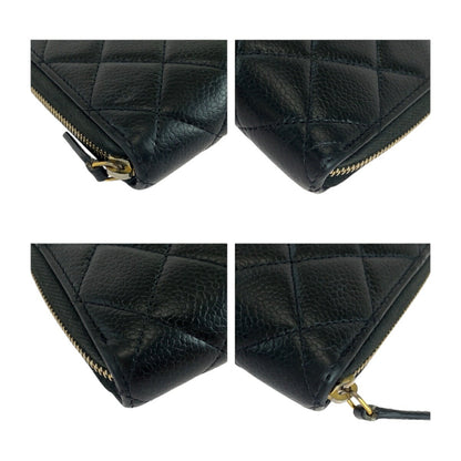 Chanel Matelasse Caviar Skin Long Wallet