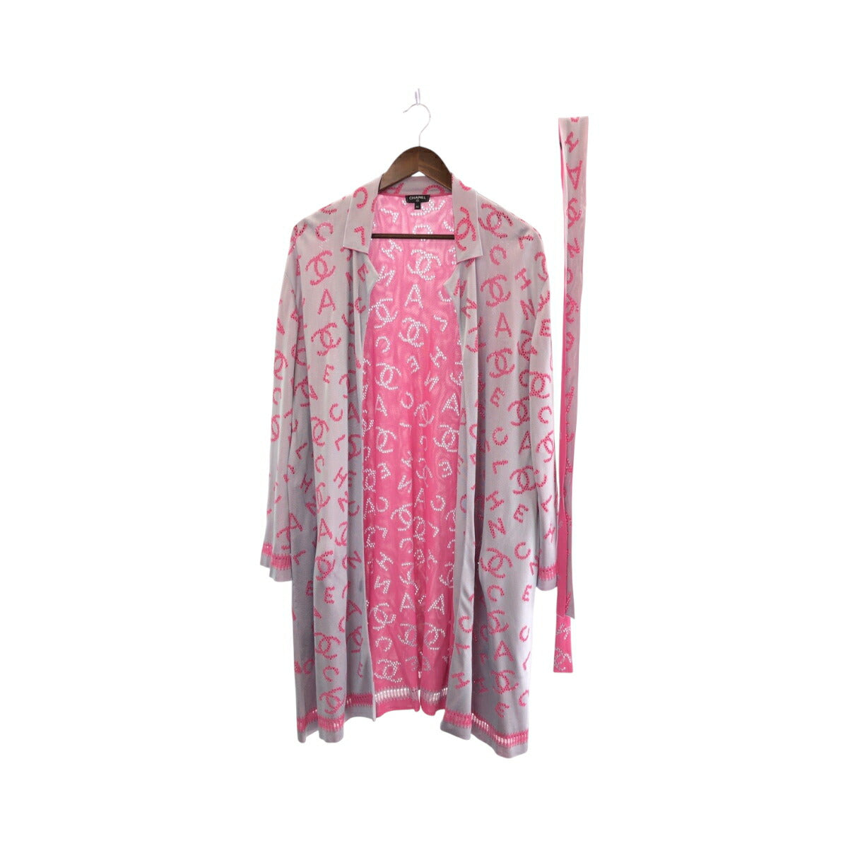 Chanel Coco Mark Rayon Cardigan Coat