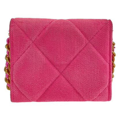 Chanel Chanel19 Matelassé Canvas Wallet
