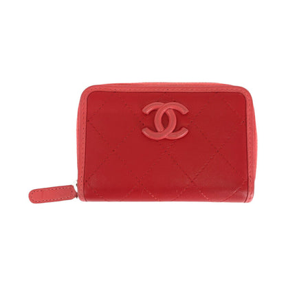 Chanel Coco Mark Matelassé Lambskin Compact Wallet