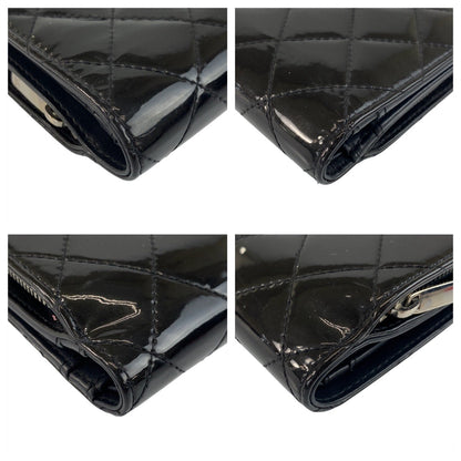 Chanel Brilliant Matelasse Patent Leather Compact Wallet