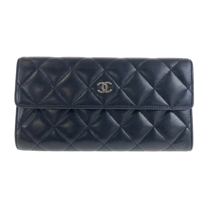 Chanel Matelasse Lambskin Long Wallet
