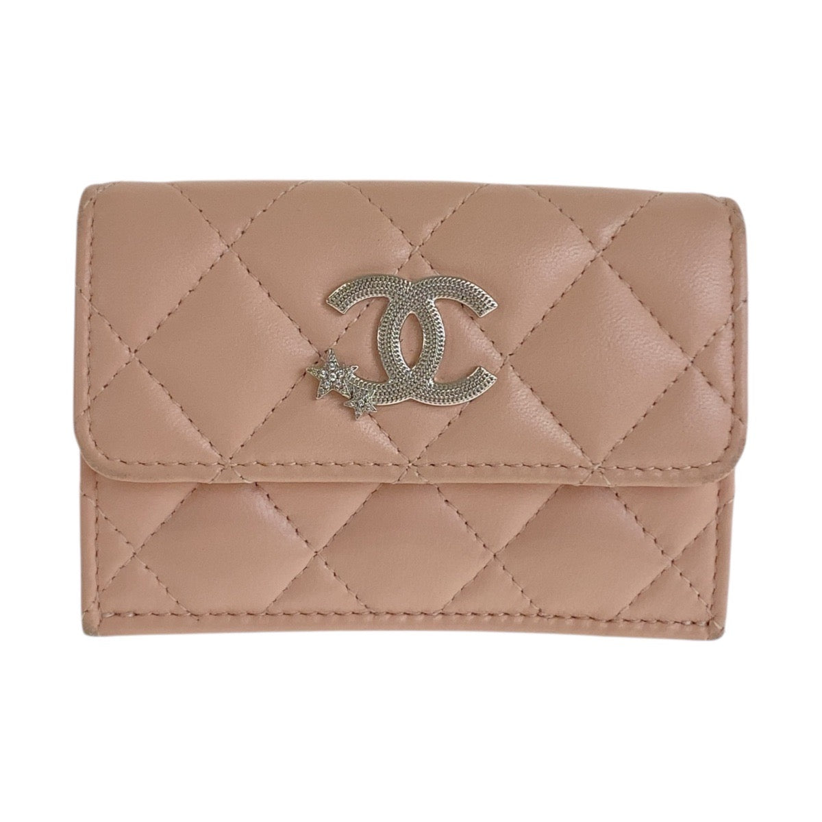 Chanel Matelasse Lambskin Compact Wallet