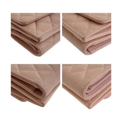Chanel Matelasse Lambskin Compact Wallet