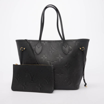 Louis Vuitton Black Empreinte Monogram Giant Neverfull MM