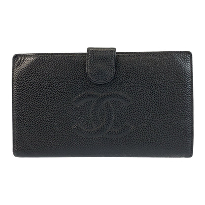 Chanel Coco Mark Caviar Skin Compact Wallet