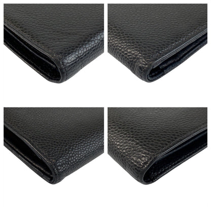 Chanel Coco Mark Caviar Skin Compact Wallet