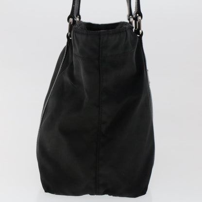 PRADA Tote Bag Nylon Black Auth 50524