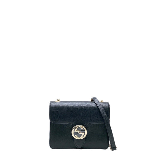 GUCCI INTERLOCKING IN BLACK