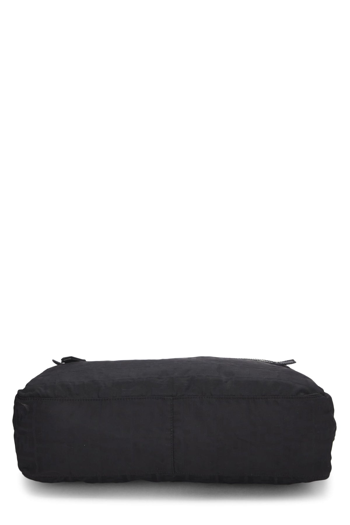 Fendi,  Black Zucchino Nylon Messenger Bag, Black