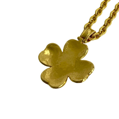 CHANEL Necklace Gold Plated gold